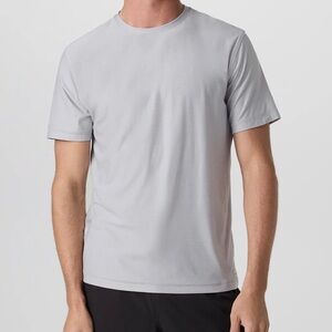 Vuori Light Gray Strato Tech Tee